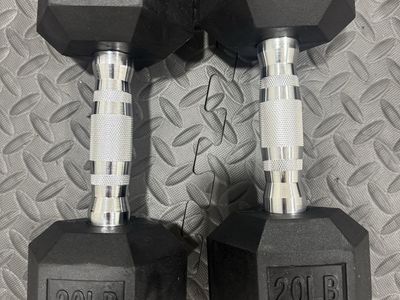TITAN 20lb Hex Head Dumbbells - Pair