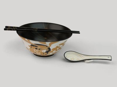 Draginsteel Yumi Ramen bowl set - retail $60