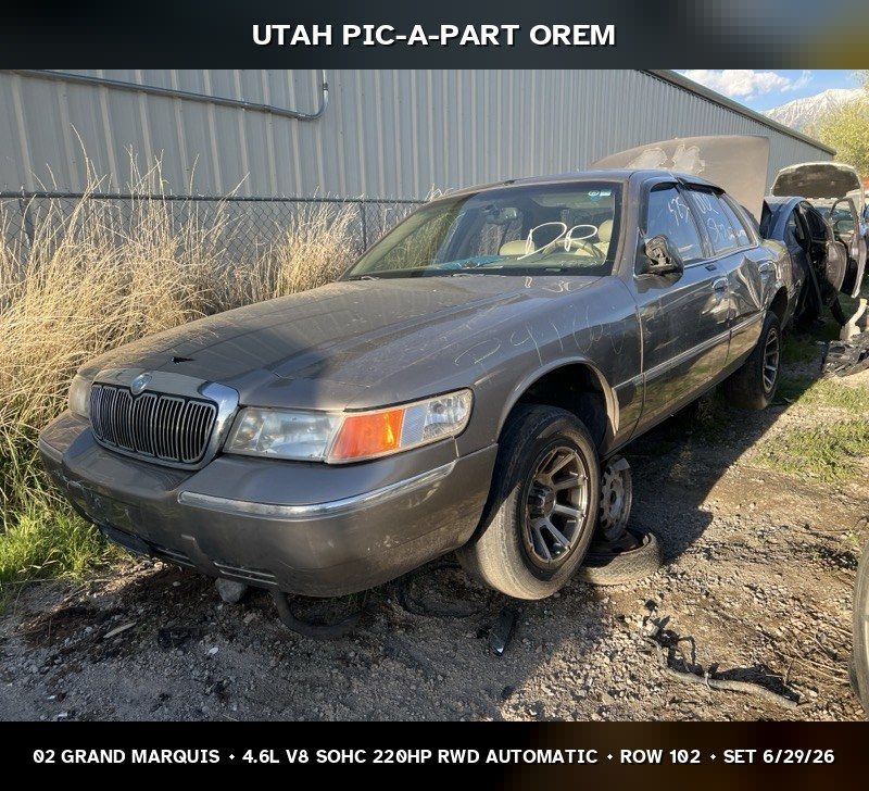 2002 Mercury Grand Marquis Parts - UTPAP Orem