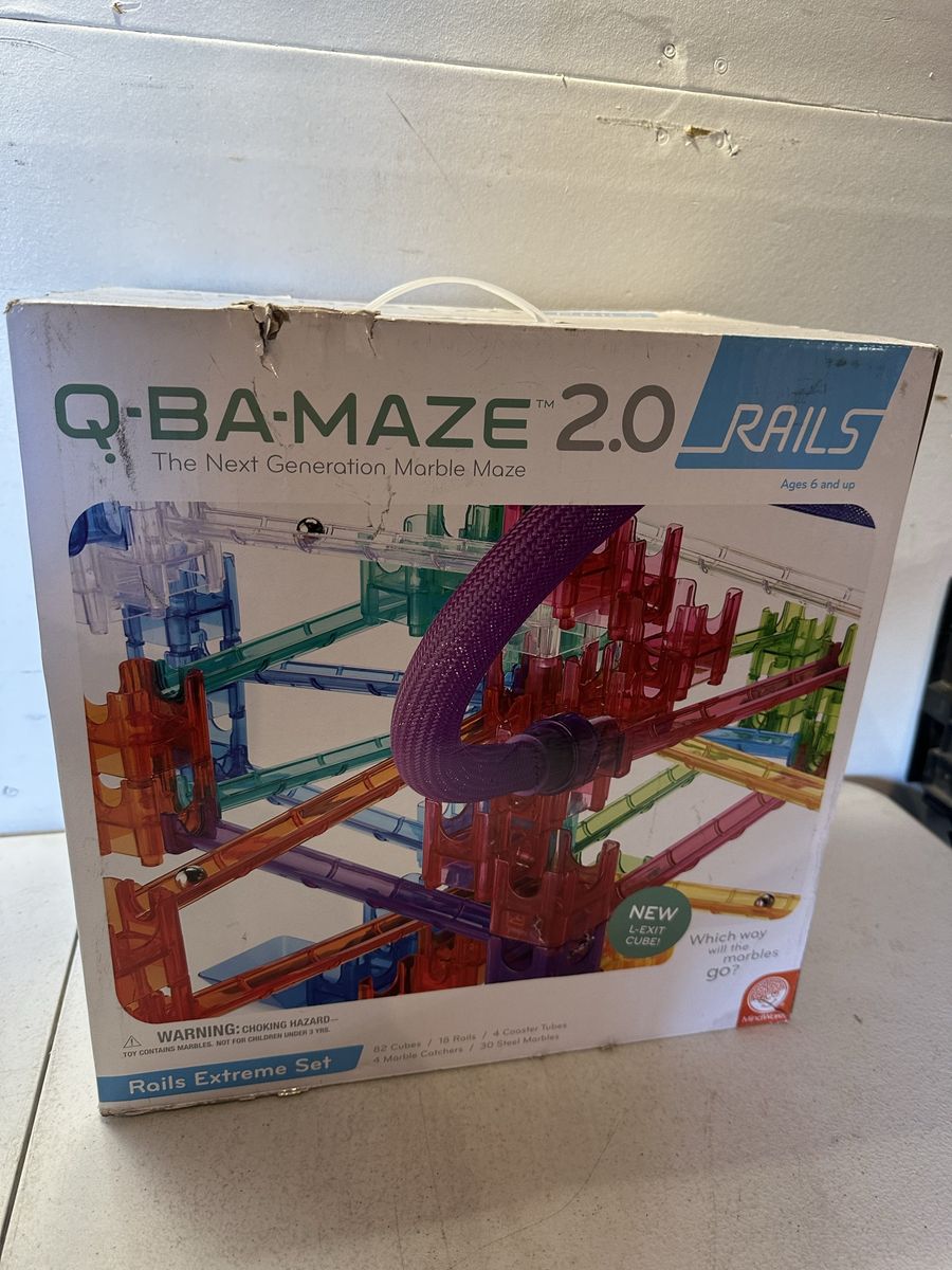 MindWare Q-BA-MAZE 2.0 Rails Extreme Set Marble Maze