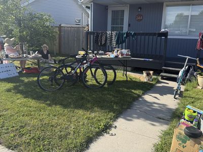 HUGE yard sale NOW!