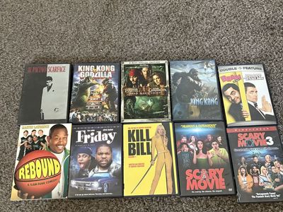 Ten DVDs for $7