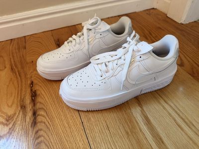 Nike Air Force 1 Shadow White Sneakers Women's Size 9