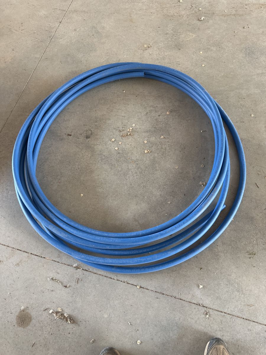 Blue 1-inch Water Pipe - Approx. 50 Feet - Durable Plumbing Line