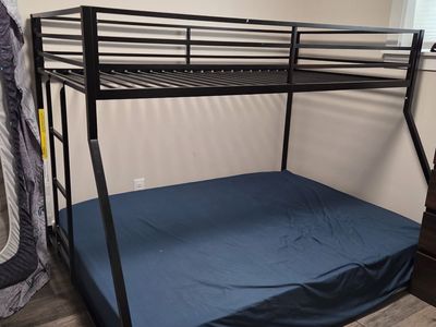 Twin over Full Bunk beds with full mattress