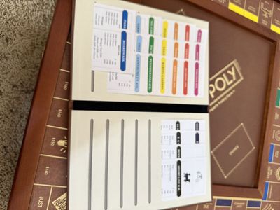 Deluxe Scrabble and Deluxe Monopoly.