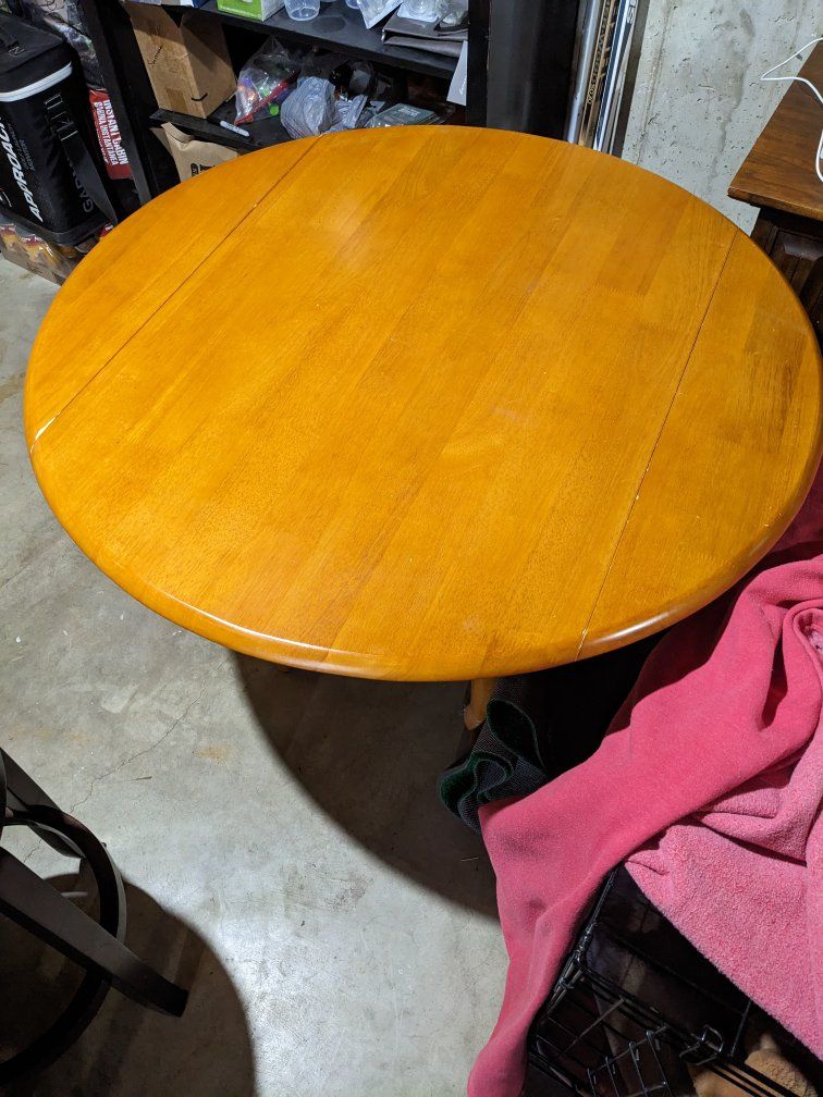 Wooden Dining Table Drop Leaf Kitchen Table