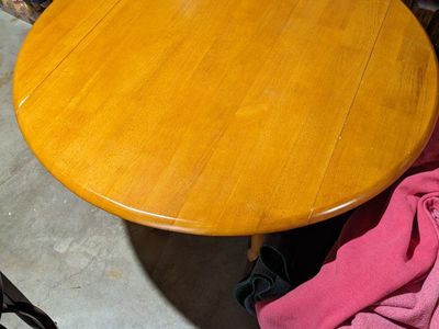Wooden Dining Table Drop Leaf Kitchen Table