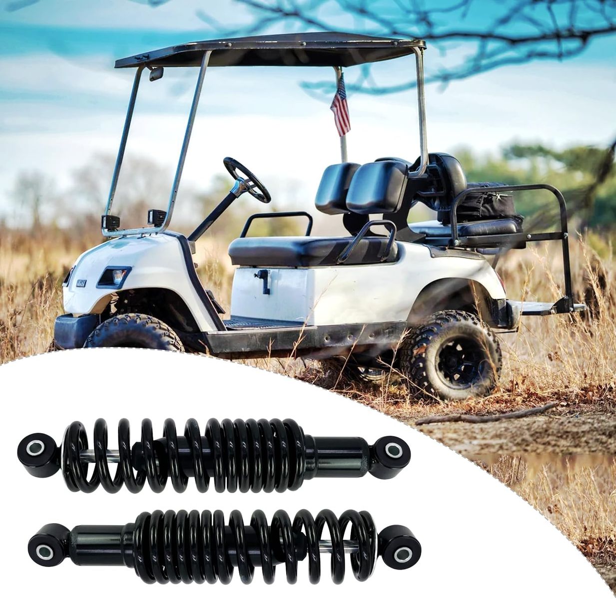 1995-Up G14, G16, G19, G22, G29 gas/electric golf carts Rear Shock Absorber Springs