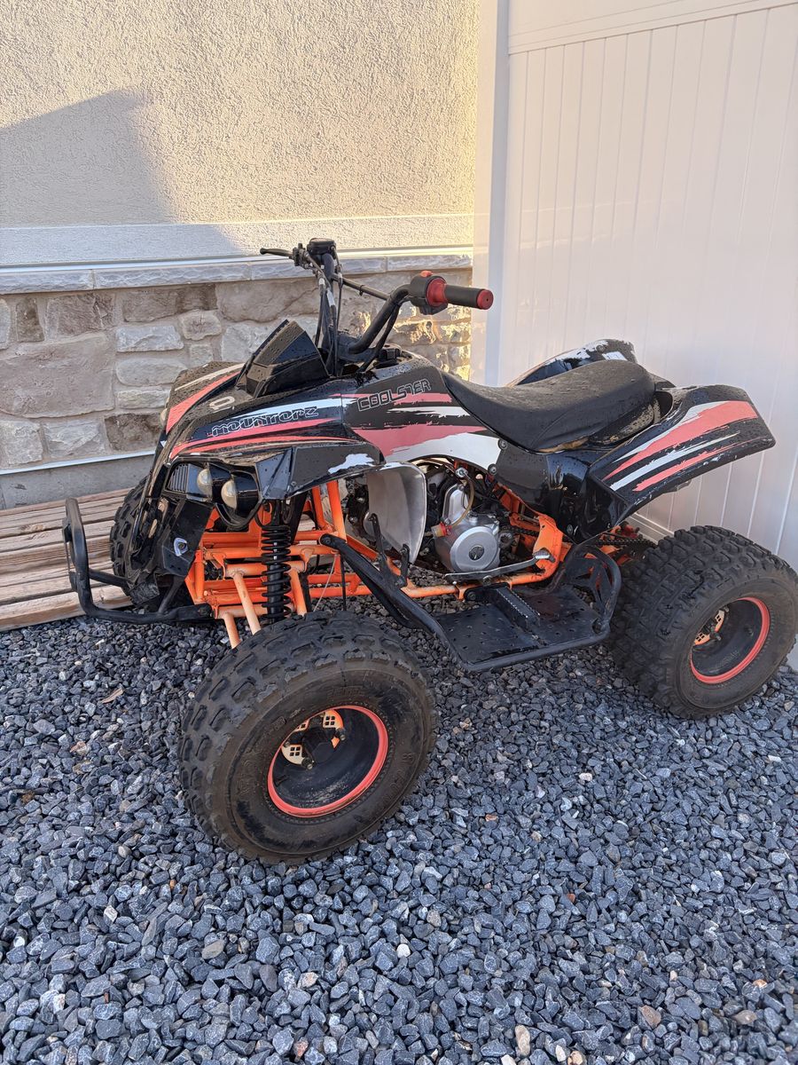 Coolster Mountainz 4-Wheeler ATV - Black and Orange