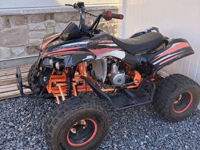 Coolster Mountainz 4-Wheeler ATV - Black and Orange