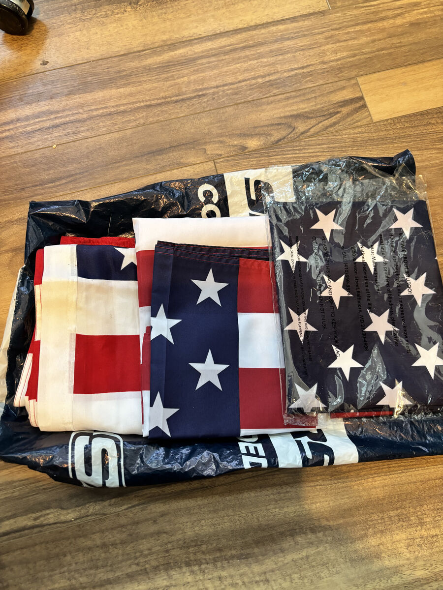 BRAND NEW AMERICAN FLAGS