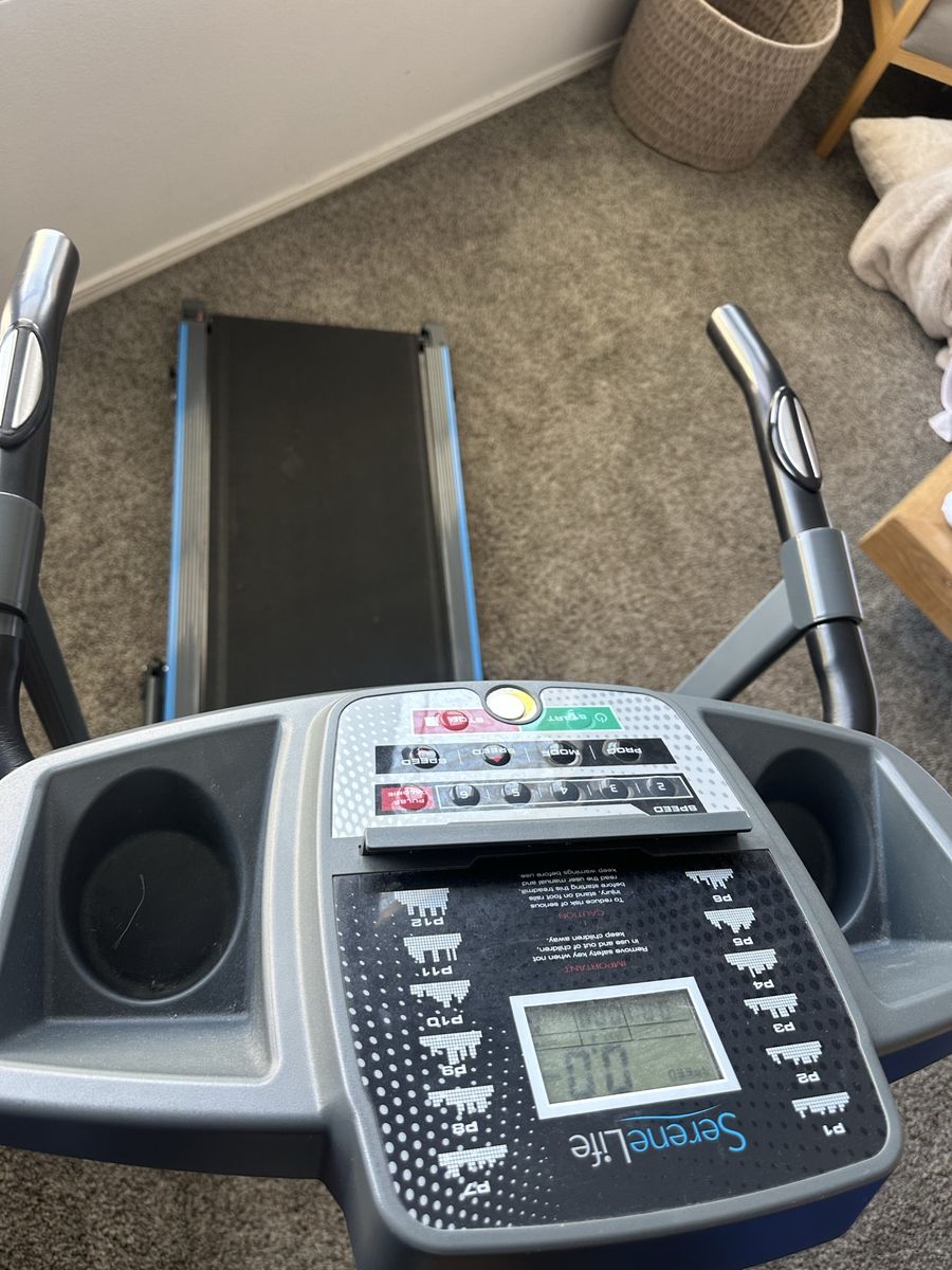 SereneLife Digital Folding Electric Treadmill with LCD Display