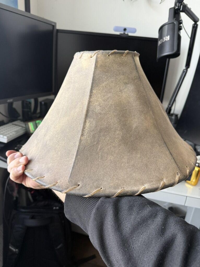 Rawhide Lamp Shade