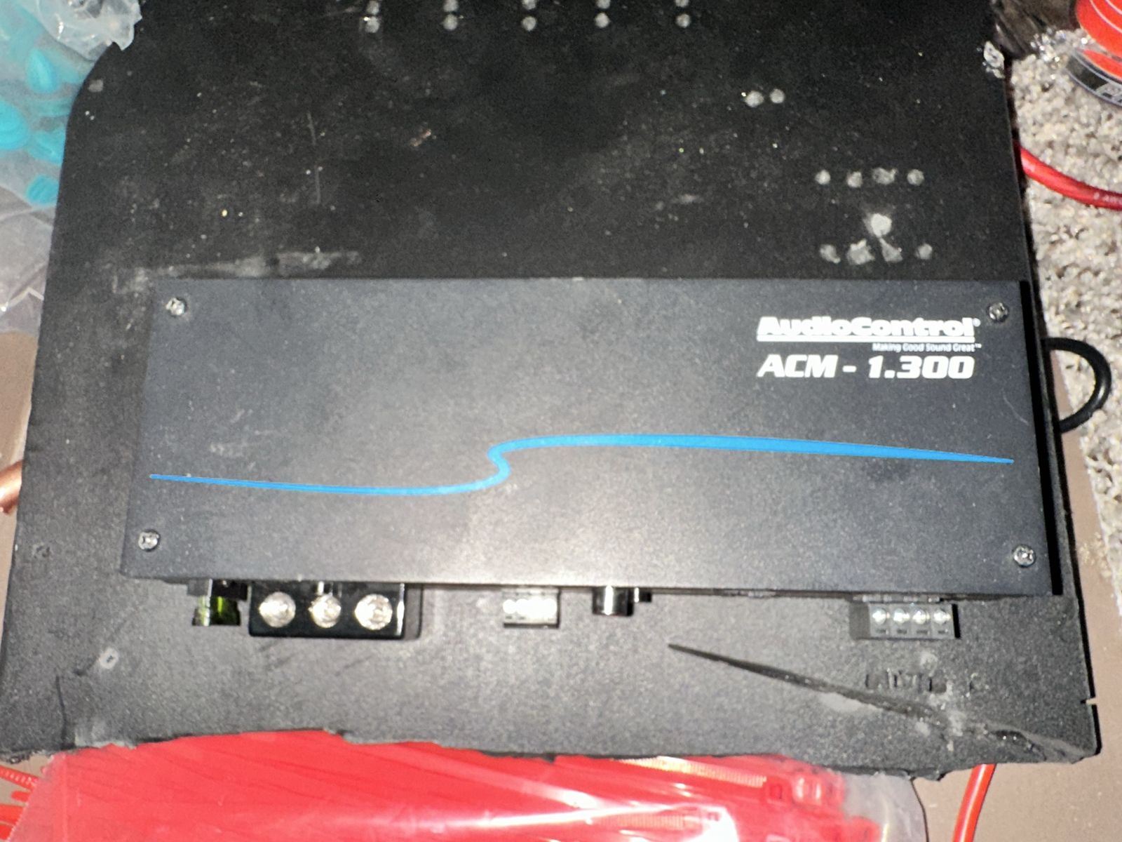 AudioControl ACM-1.300 Mono Class D Car Audio Amplifier - 300W RMS, Compact Design