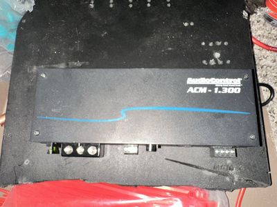 AudioControl ACM-1.300 Mono Class D Car Audio Amplifier - 300W RMS, Compact Design