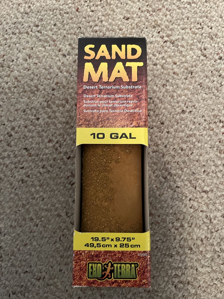 Exo Terra Sand Mat Desert Terrarium Substrate 10 Gal (19.5" x 9.75")