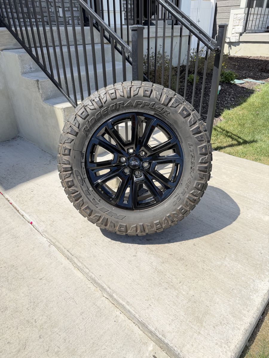 Ford F150 Rims and Tires 295/65R20 Nitto
