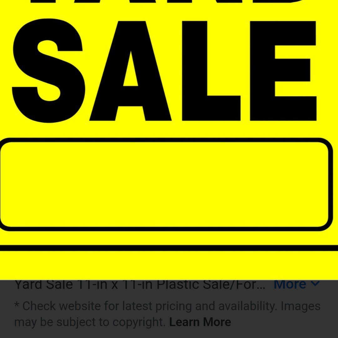 yard sale march 28th