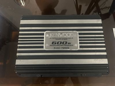 Kenwood KAC-729S Stereo/Bridgeable Amplifier - 600W Max Power