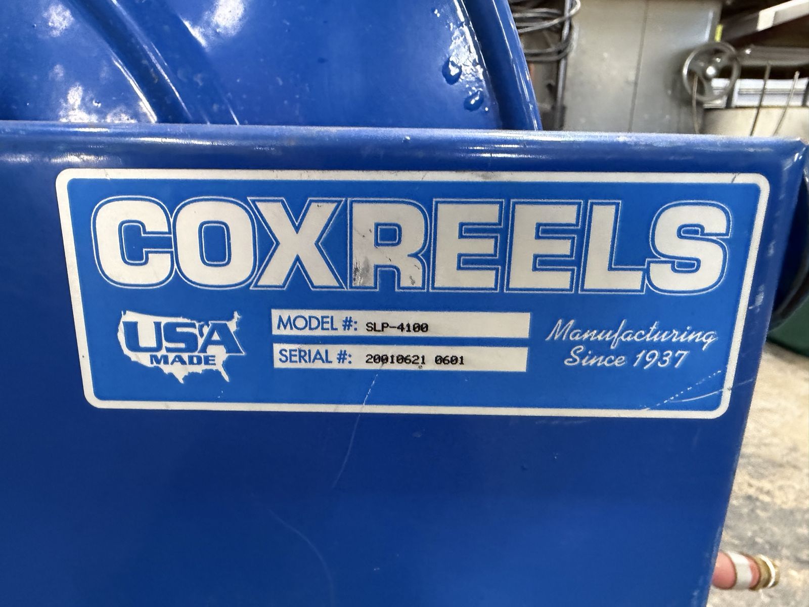 Coxreels retractable hose reel