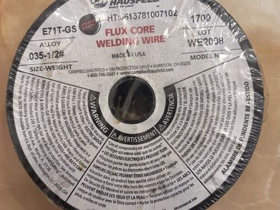 Campbell Hausfeld WE2098 .035-1/2# E71T-GS Flux Core Welding Wire - New, Sealed