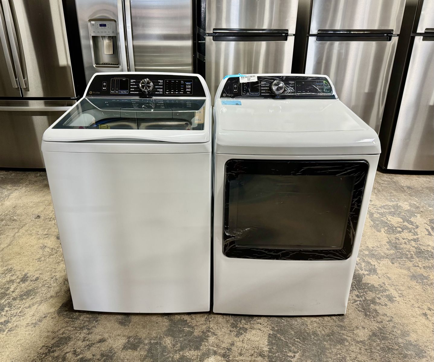 GE PROFILE SMART WASHER AND DRYER SET
