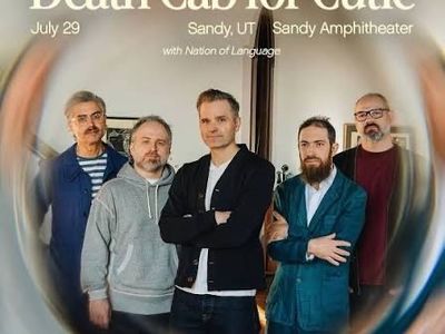 3 Death Cab for Cutie Tickets - Sandy Amphitheater - July 29, 2026 - SEC 1 Row K, Seats 1, 3, 5