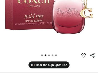 COACH Wild Rose NEW unopened 30 mL EDP