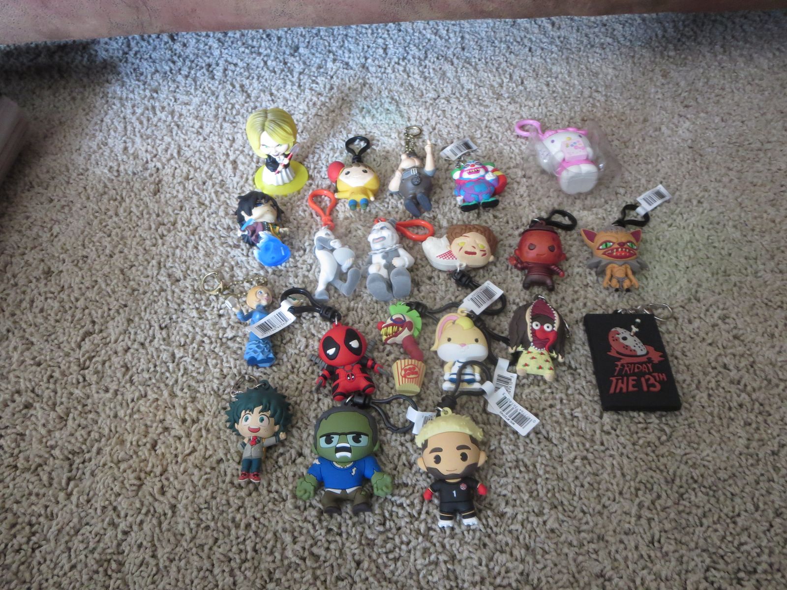 Assorted Mystery Figures and Keychains