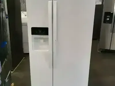 NEW WHIRLPOOL 33 INCH WHITE SIDE BY SIDE