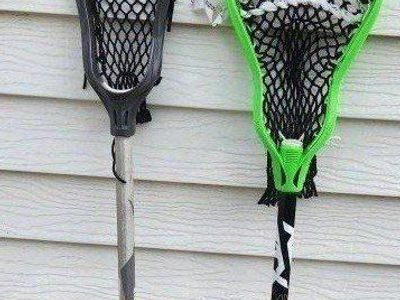 lacrosse stick, stx w/ball