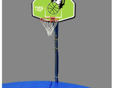 Bounce Play Trampoline Basketball Hoop Kit Attachment Set