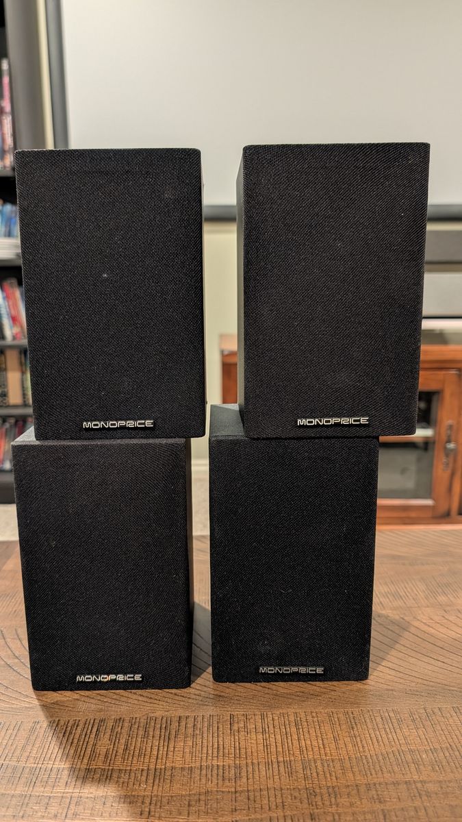 2-Way Surround Sound Satellite Speakers (Set of 4)