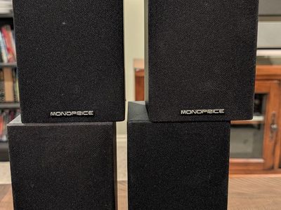 2-Way Surround Sound Satellite Speakers (Set of 4)