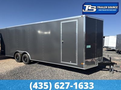 8.5x24 Haulmark Passport Enclosed Cargo Trailer - 7'0" Interior - 10K GVWR - .080 PolyCor, Dovetail