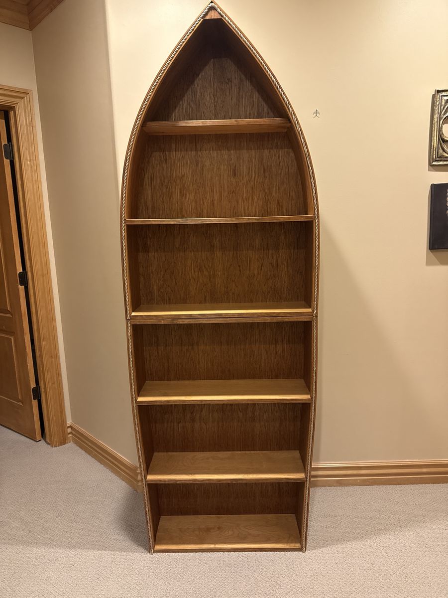 Bookshelf In Boat Shape