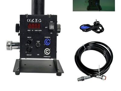 digital co2 jet machine 12 leds rgb