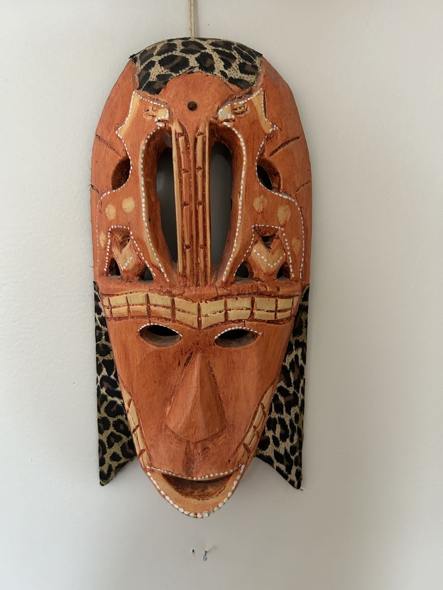 Very colorful African mask- artwork