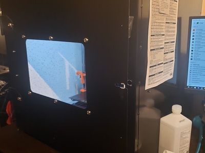 Welded Steel 3D Printer Enclosure – Fire Resistant & Sound Dampening (70 characters) - Fits MK3S