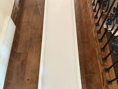 White Bunkbed kids wood slide 5 feet in length 13” wide