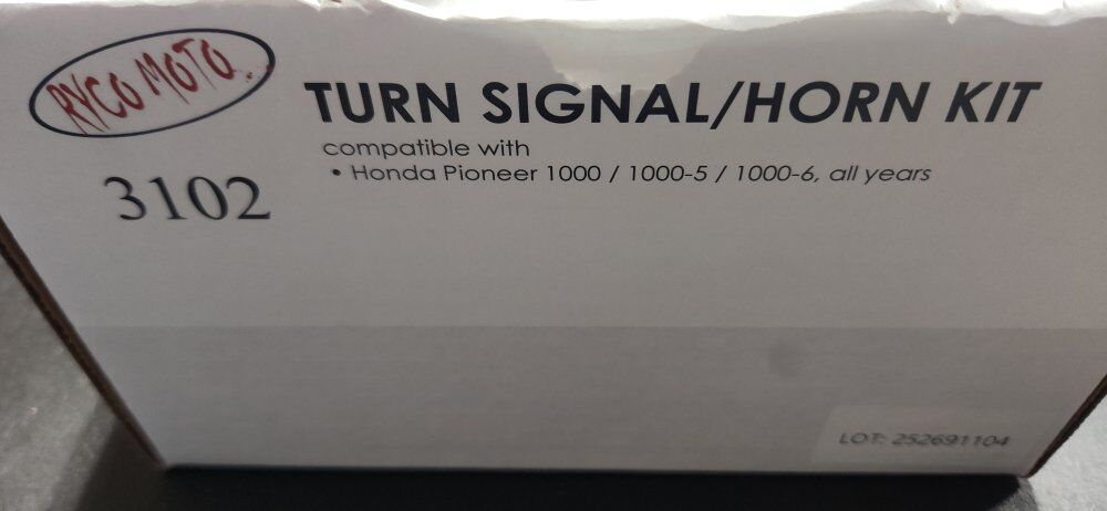 RYCO STREET LEGAL KIT HONDA PIONEER 1000