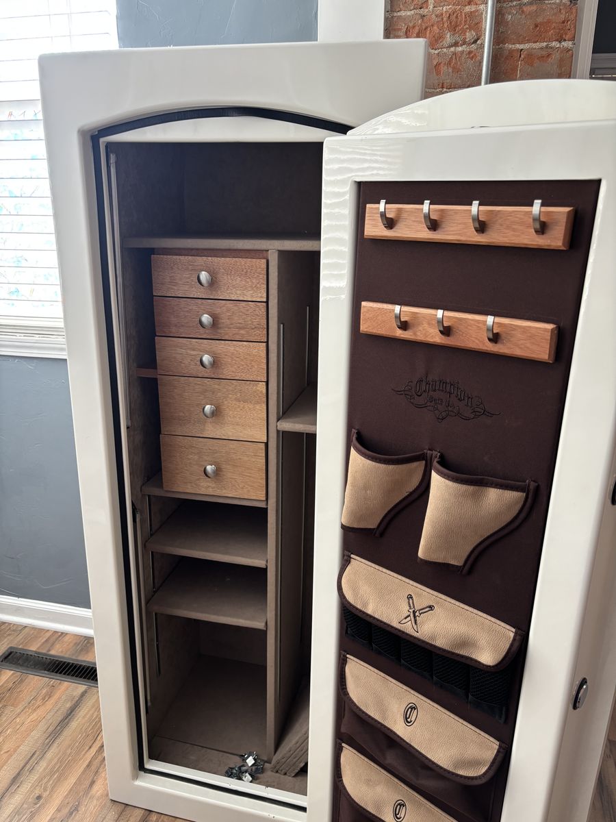 Champion Luxury Mechanical Safe With Wood Drawers