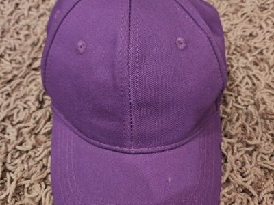 plain purple hat