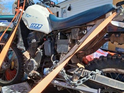 class 1986 Kawasaki KLR600 adventure bike