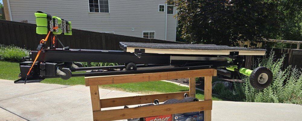 Jet Trax truck bed watercraft hauling system