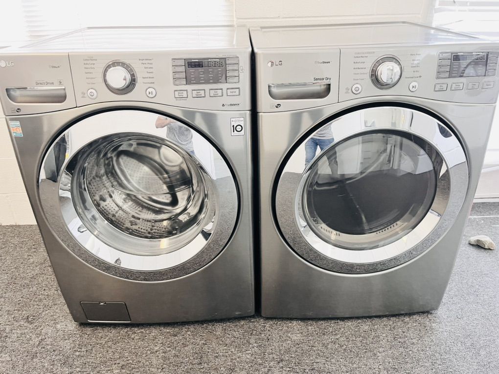 LG Stainless Washer And Dryer Set