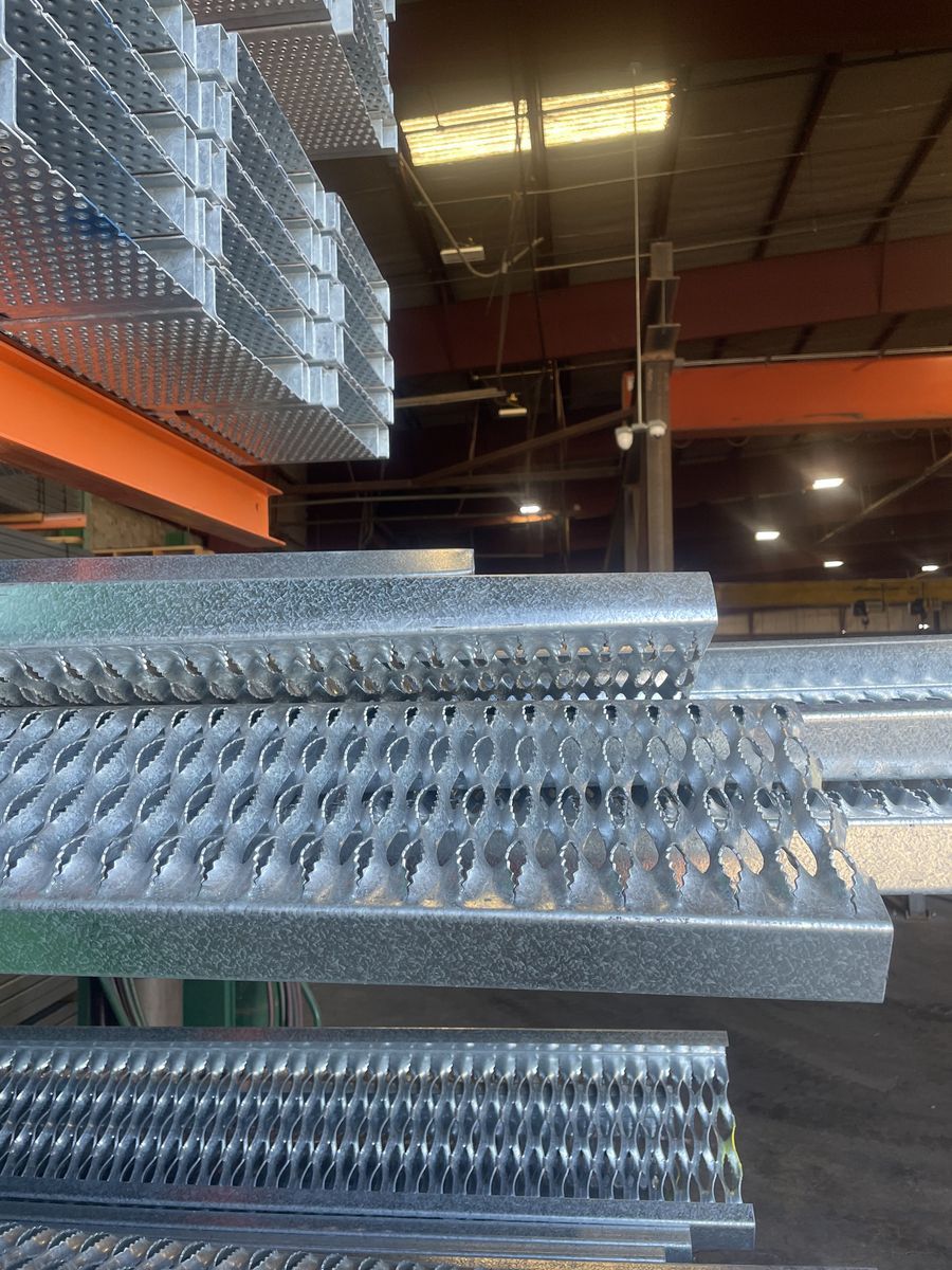 HOT DEAL! Pre-Galvanized Steel Safety Grating – Diamond-Grip Channel 9-1/2" x 2" x 14 GA x 12' – $169.95 ea.