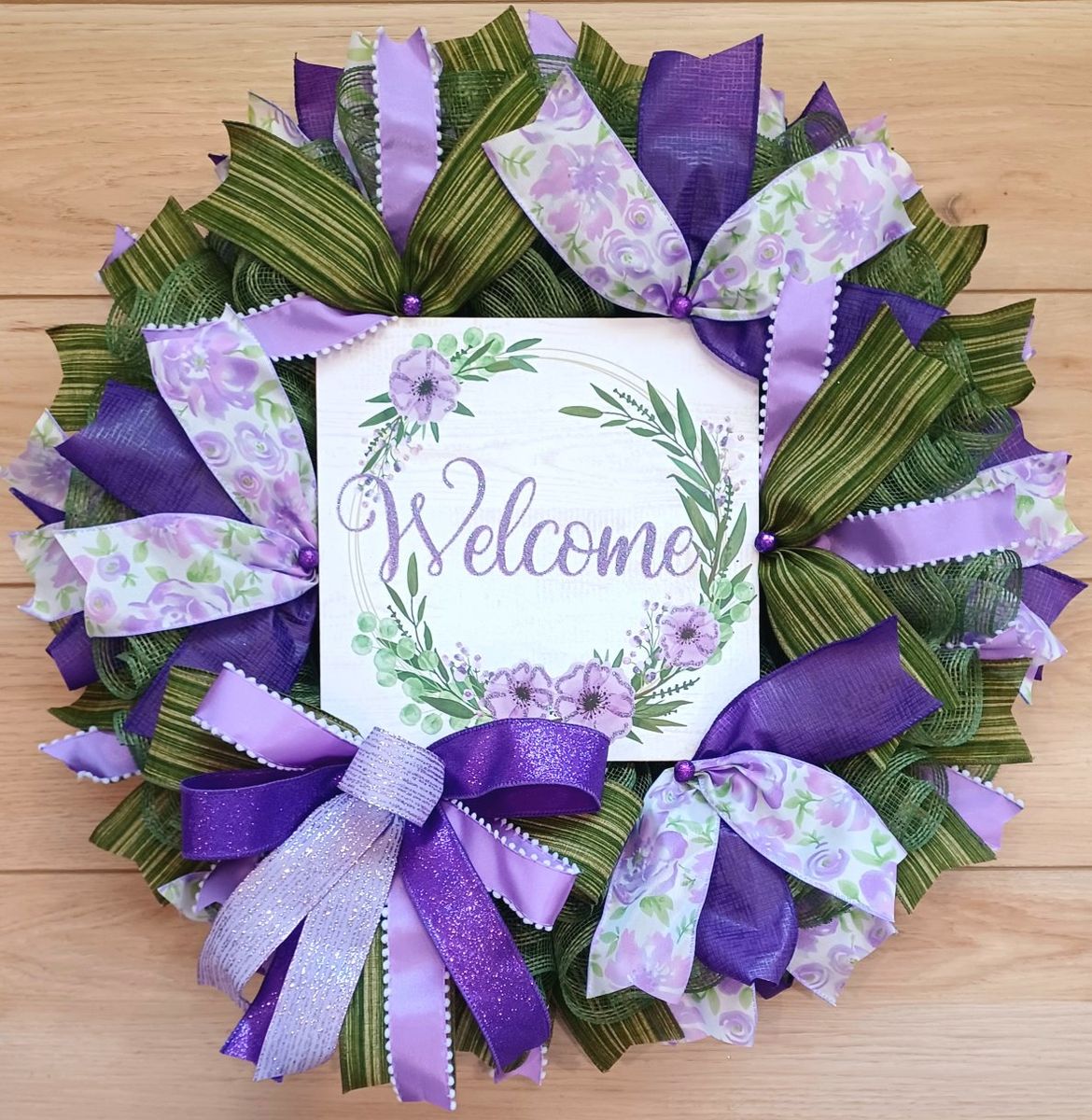 Lavender Welcome Wreath