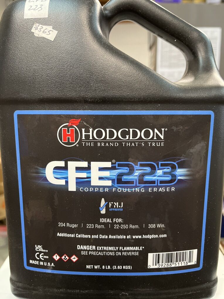 New CFE223 In Ones And 8 Lbs Bottles.
